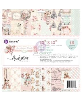 Prima Marketing Inc Christmas Blush 12x12 Inch Paper Pad (982577) Prima Marketing Inc Christmas Blush 12x12 Inch Paper Pad (982577)