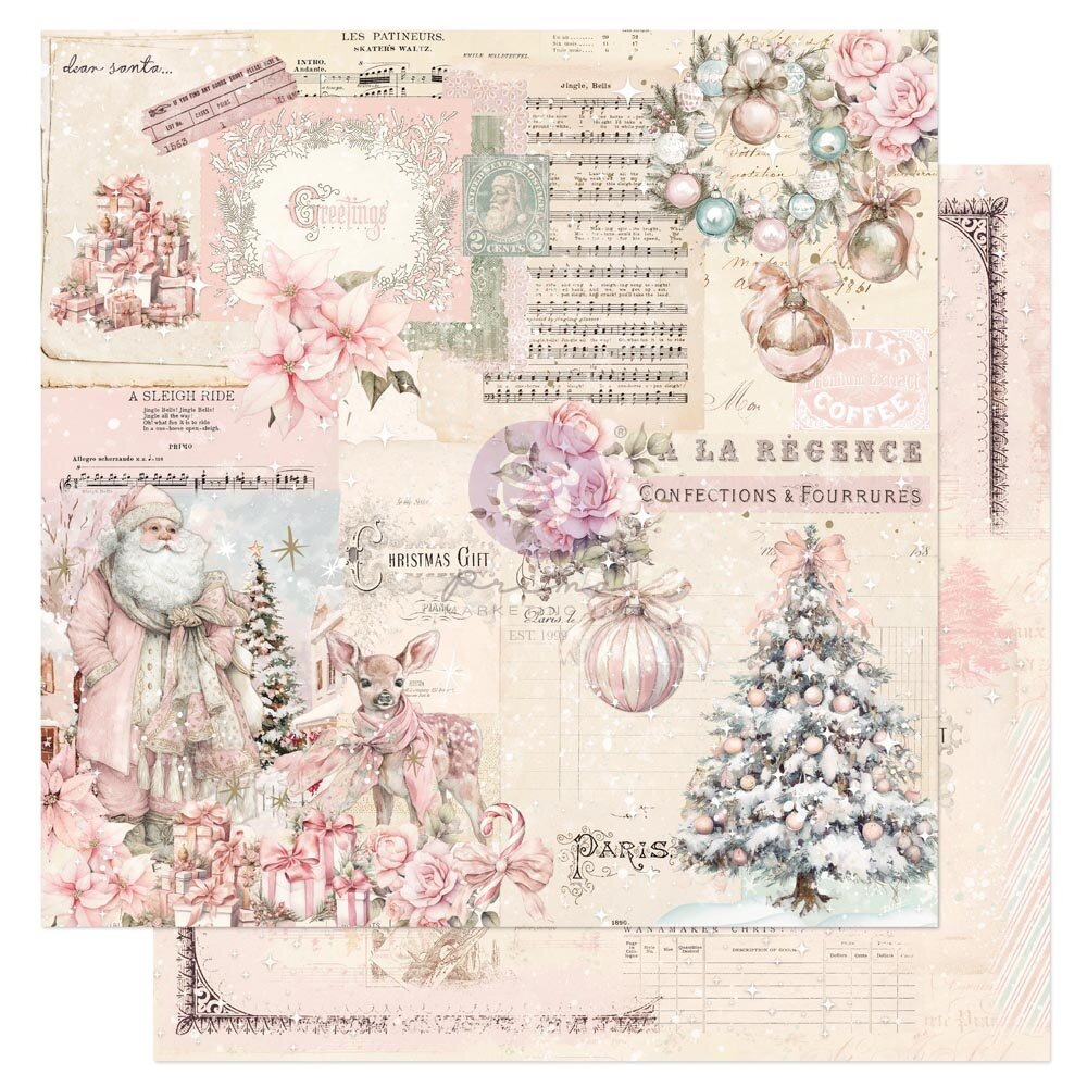Prima Marketing Inc PRE-ORDER Christmas Blush 6x6 Inch Paper Pad (982553) Prima Marketing Inc PRE-ORDER Christmas Blush 6x6 Inch Paper Pad (982553)