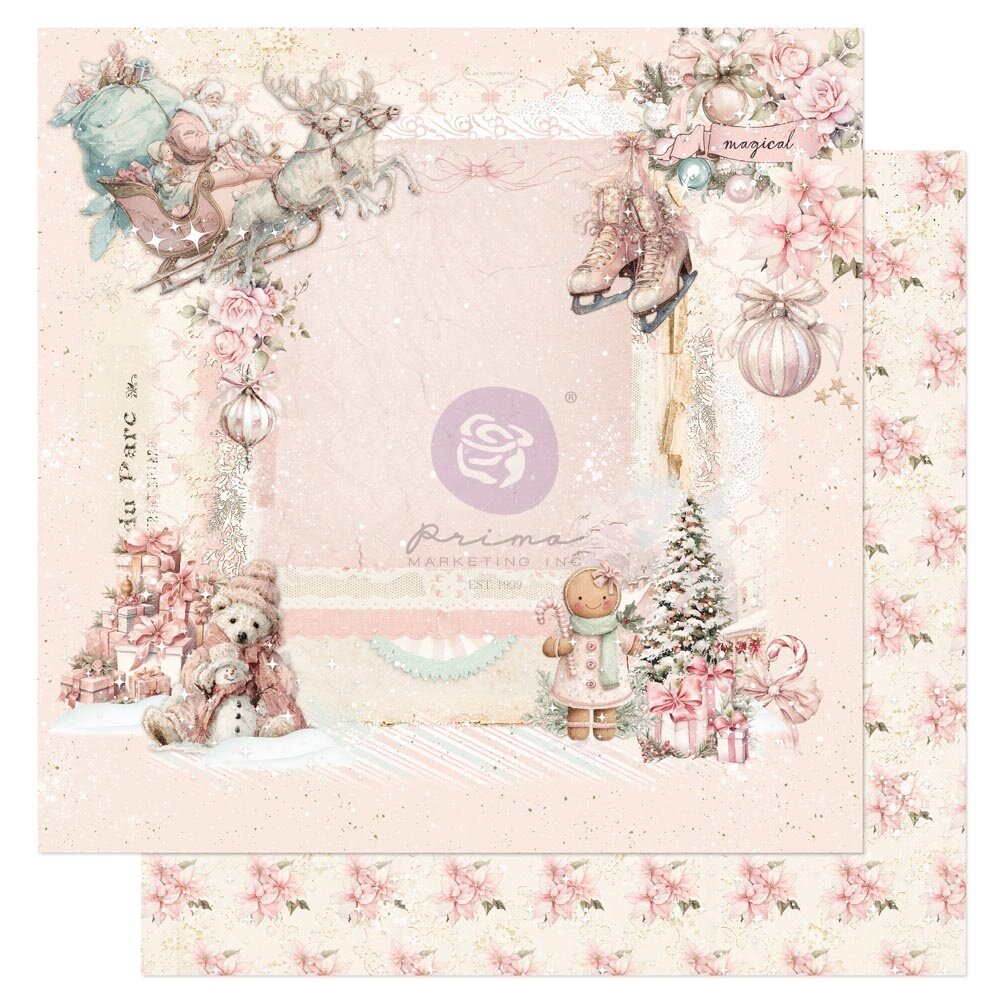 Prima Marketing Inc PRE-ORDER Christmas Blush 6x6 Inch Paper Pad (982553) Prima Marketing Inc PRE-ORDER Christmas Blush 6x6 Inch Paper Pad (982553)