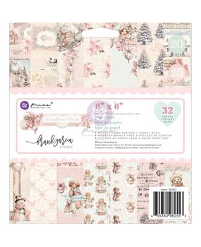 Prima Marketing Inc PRE-ORDER Christmas Blush 6x6 Inch Paper Pad (982553) Prima Marketing Inc PRE-ORDER Christmas Blush 6x6 Inch Paper Pad (982553)