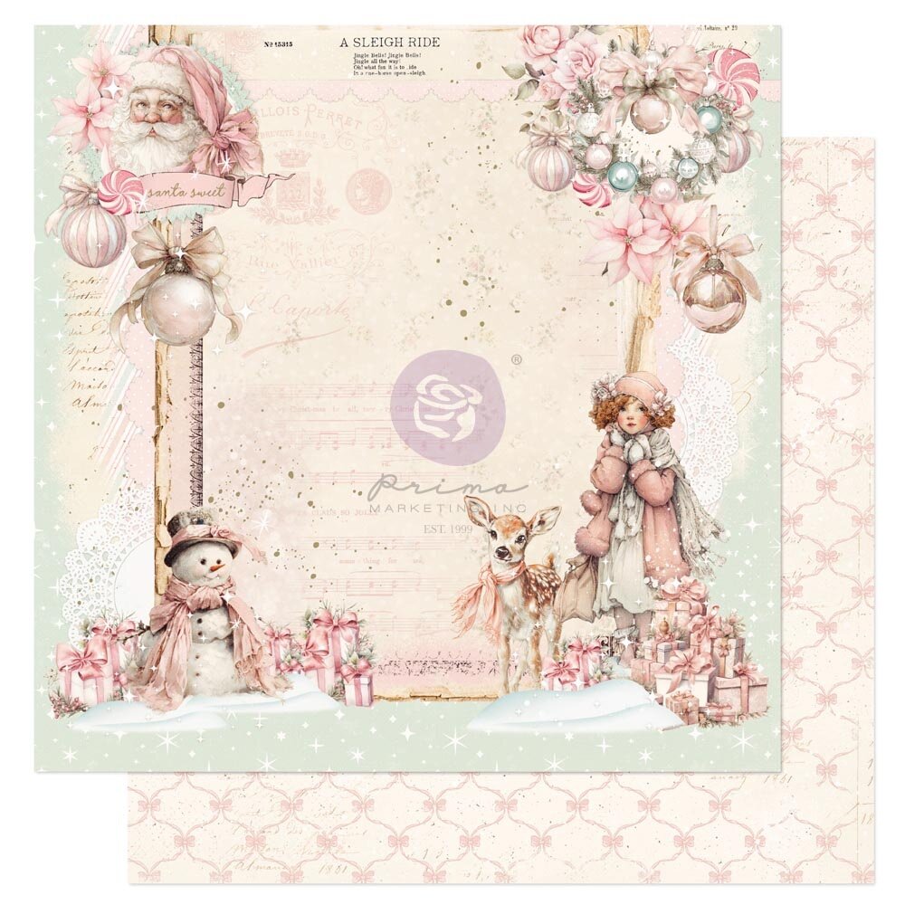 Prima Marketing Inc PRE-ORDER Christmas Blush 6x6 Inch Paper Pad (982553) Prima Marketing Inc PRE-ORDER Christmas Blush 6x6 Inch Paper Pad (982553)