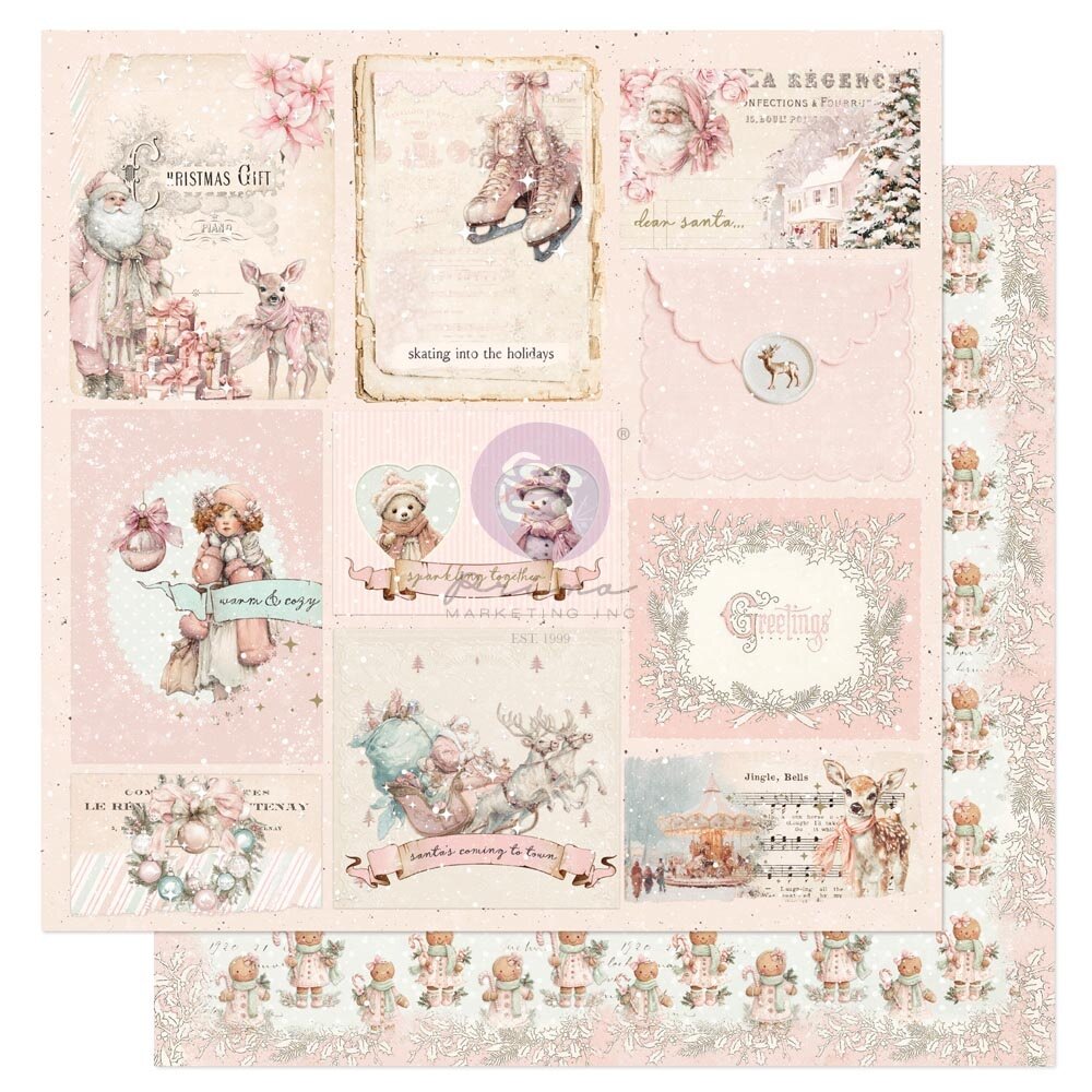 Prima Marketing Inc PRE-ORDER Christmas Blush 6x6 Inch Paper Pad (982553) Prima Marketing Inc PRE-ORDER Christmas Blush 6x6 Inch Paper Pad (982553)