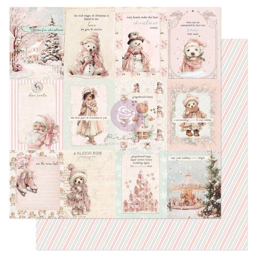 Prima Marketing Inc PRE-ORDER Christmas Blush 6x6 Inch Paper Pad (982553) Prima Marketing Inc PRE-ORDER Christmas Blush 6x6 Inch Paper Pad (982553)