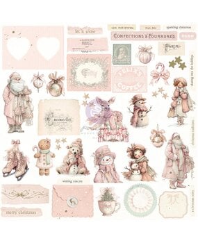 Prima Marketing Inc Christmas Blush Ephemera Frosty Memories (982591) Prima Marketing Inc Christmas Blush Ephemera Frosty Memories (982591)