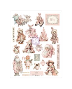 Prima Marketing Inc PRE-ORDER Christmas Blush A4 Rub On Transfers (982669) Prima Marketing Inc PRE-ORDER Christmas Blush A4 Rub On Transfers (982669)