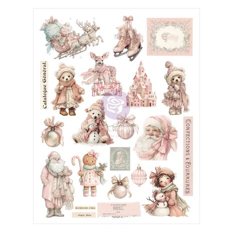 Prima Marketing Inc PRE-ORDER Christmas Blush A4 Rub On Transfers (982669) Prima Marketing Inc PRE-ORDER Christmas Blush A4 Rub On Transfers (982669)