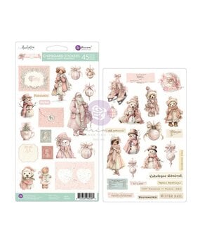 Prima Marketing Inc Christmas Blush Chipboard Stickers (982584) Prima Marketing Inc Christmas Blush Chipboard Stickers (982584)