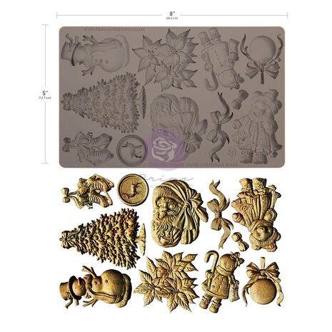Prima Marketing Inc PRE-ORDER Christmas Blush 5x8 Inch Mould (982638) Prima Marketing Inc PRE-ORDER Christmas Blush 5x8 Inch Mould (982638)