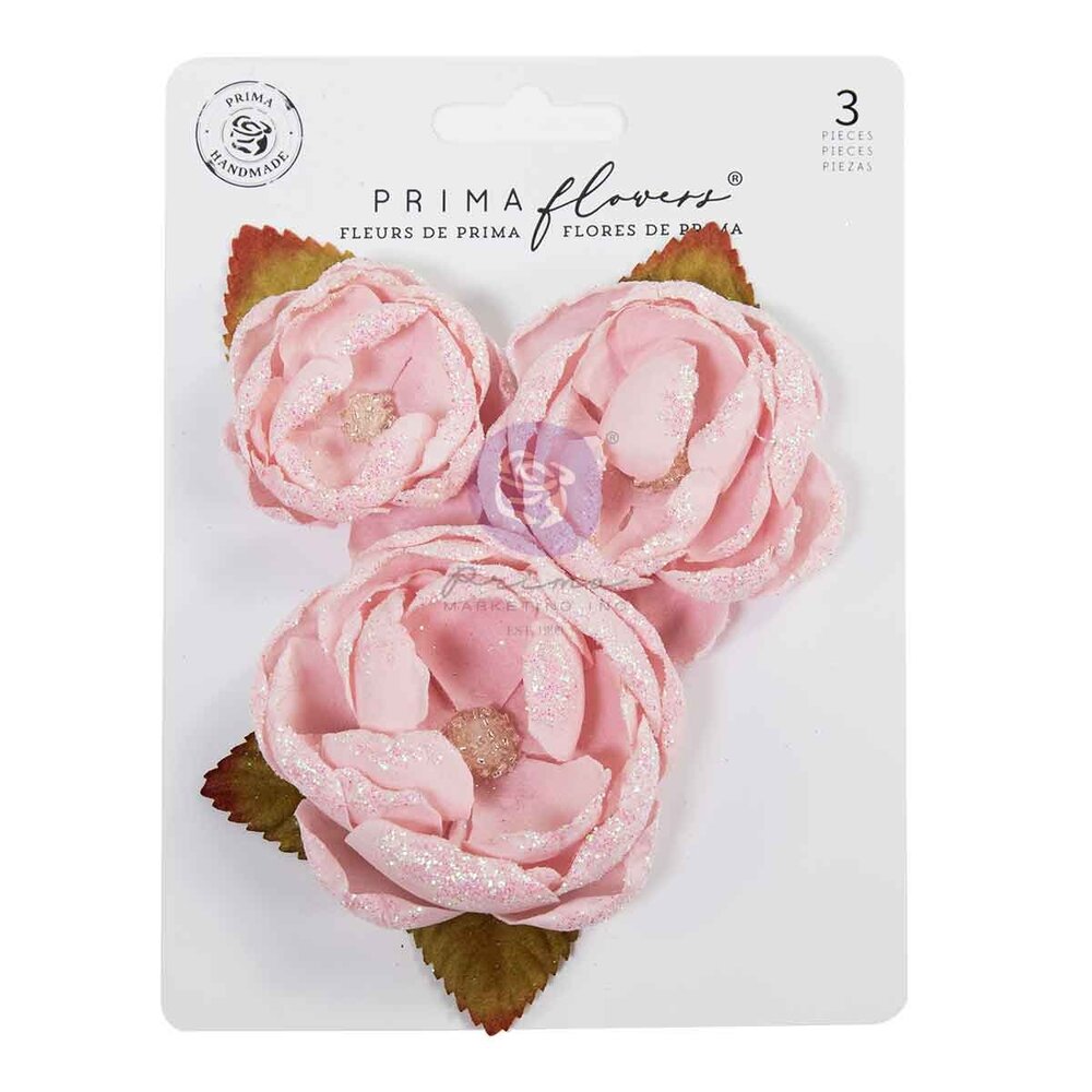 Prima Marketing Inc PRE-ORDER Christmas Blush Flowers Festive Feeling (686284)