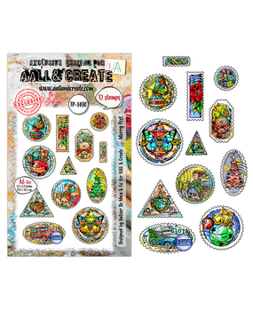 AALL and Create Clear Stamp Set A6 Merry Post (AALL-TP-1490) AALL and Create Clear Stamp Set A6 Merry Post (AALL-TP-1490)