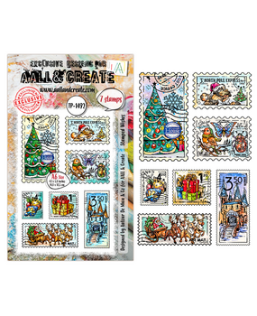 AALL and Create Clear Stamp Set A6 Stamped Wishes (AALL-TP-1492) AALL and Create Clear Stamp Set A6 Stamped Wishes (AALL-TP-1492)