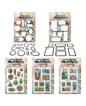 AALL and Create Postage Christmas Shapes A5 Stamps & Dies Bundle (AALL-PCK-ADM003) AALL and Create Postage Christmas Shapes A5 Stamps & Dies Bundle (AALL-PCK-ADM003)