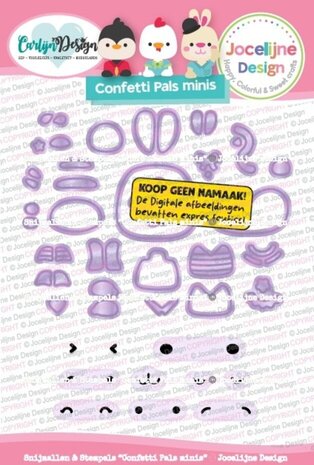 Carlijn Design Stempels & Snijmallen Confetti Pals Minis (CDJD-0095) Carlijn Design Stempels & Snijmallen Confetti Pals Minis (CDJD-0095)