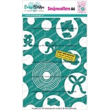 Carlijn Design Snijmallen A6 Achtergrond Cirkels (CDSN-0395)