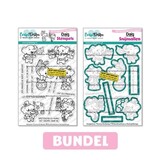 Carlijn Design Circus Olifanten Stamp & Die DUO (CDBD-0001)