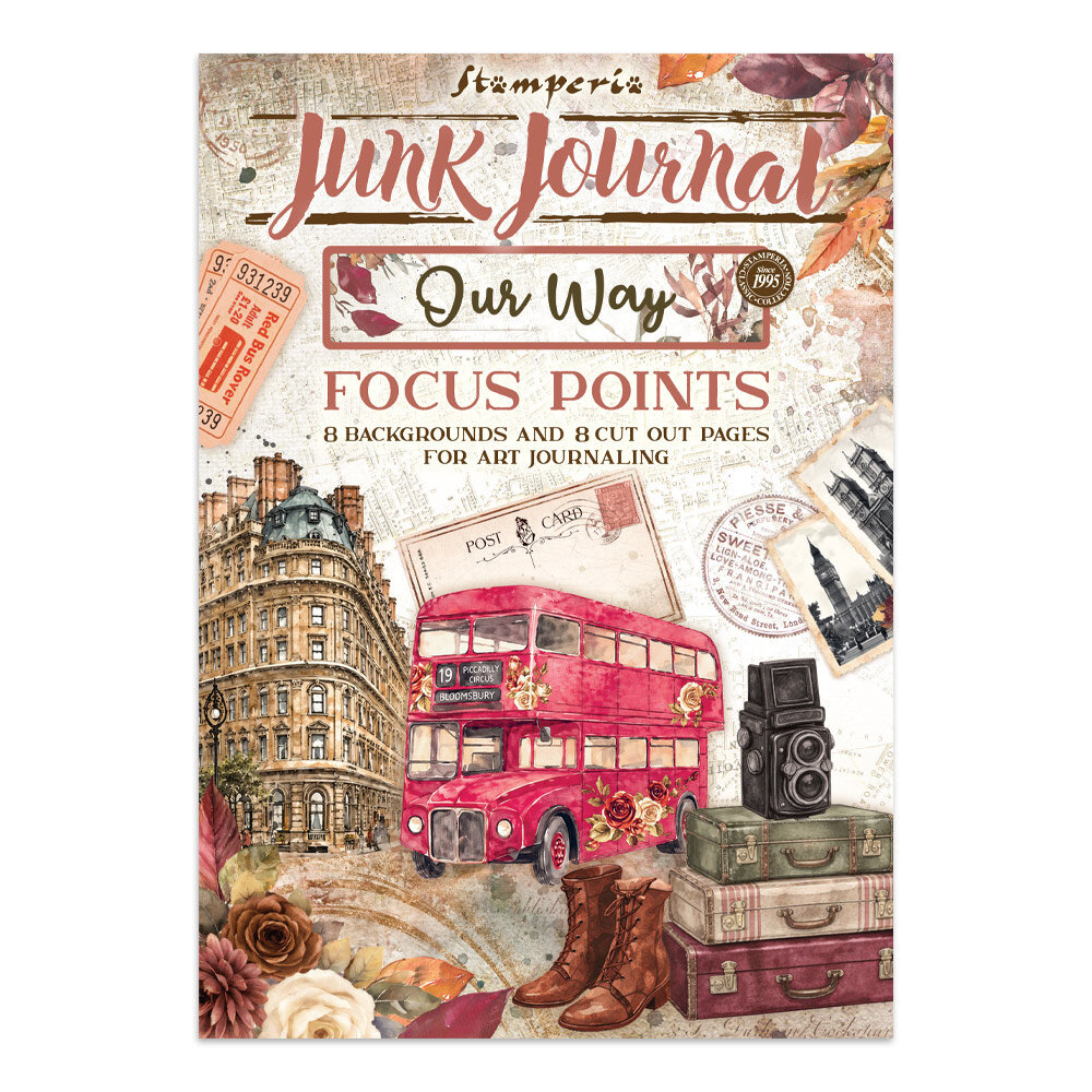 Stamperia Our Way Junk Journal A5 Focus Points (SBJKS09) Stamperia Our Way Junk Journal A5 Focus Points (SBJKS09)