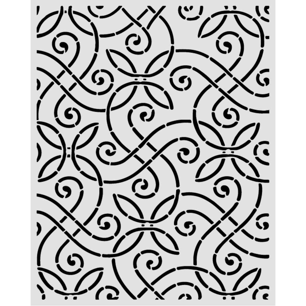 Stamperia Our Way Thick Stencils 20x25cm Artistic Pattern (KSTD224) Stamperia Our Way Thick Stencils 20x25cm Artistic Pattern (KSTD224)