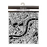 Stamperia Our Way Thick Stencils 20x25cm Street Map (KSTD225)