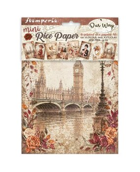 Stamperia Our Way A6 Mini Rice paper (DFSA6X12)