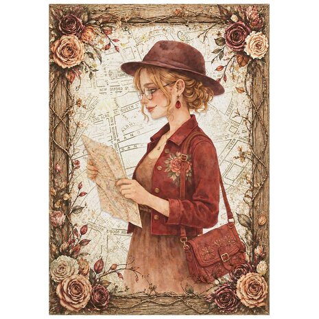Stamperia Our Way A6 Mini Rice paper (DFSA6X12)