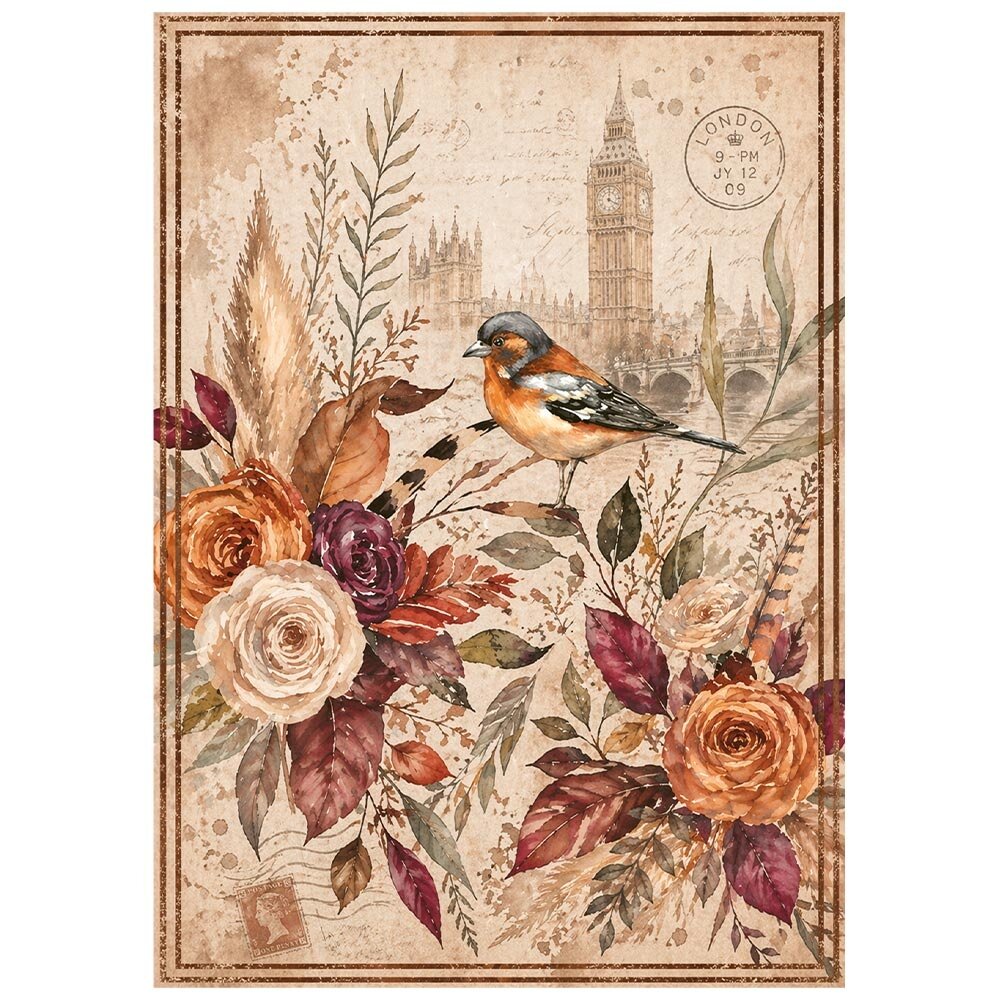 Stamperia Our Way A6 Mini Rice paper (DFSA6X12)
