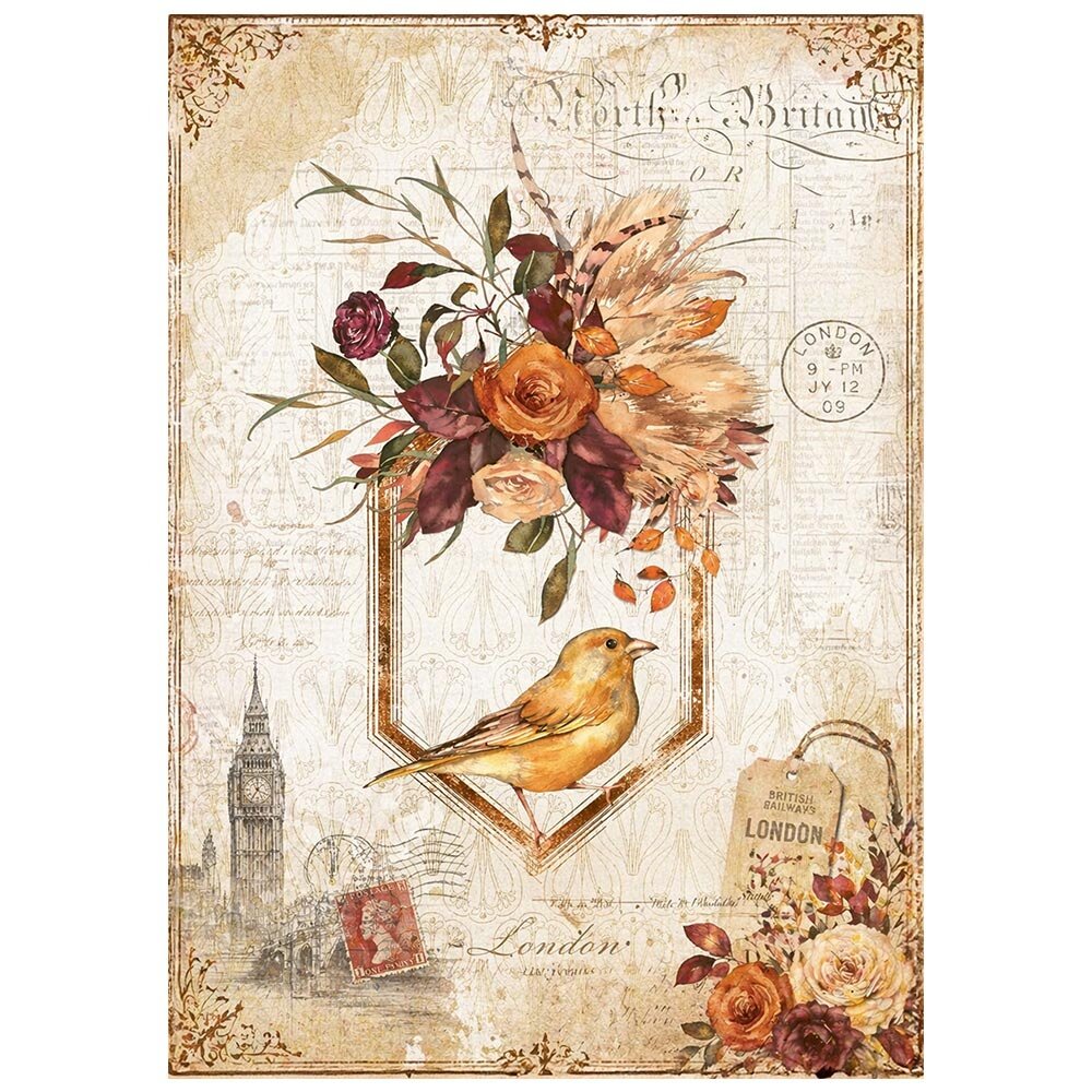 Stamperia Our Way A6 Mini Rice paper (DFSA6X12)