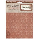 Stamperia Our Way A6 Rice Paper Backgrounds Selection (DFSAK6061)
