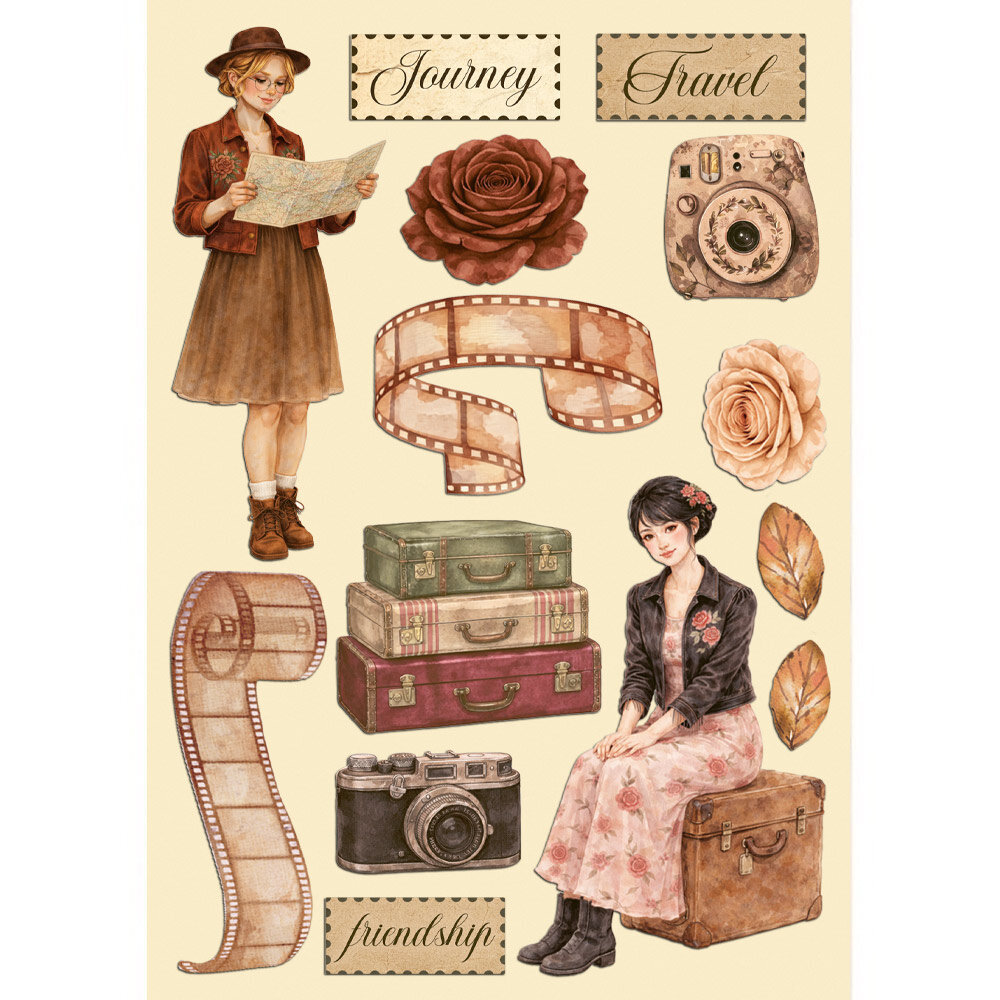 Stamperia Our Way Wooden Shapes A5 (KLSP208) Stamperia Our Way Wooden Shapes A5 (KLSP208)