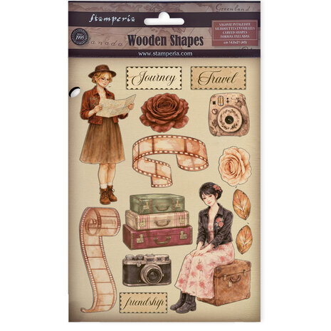 Stamperia Our Way Wooden Shapes A5 (KLSP208) Stamperia Our Way Wooden Shapes A5 (KLSP208)