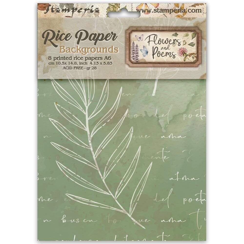 Stamperia Flowers and Poems Art Journaling Selection (BJS004)