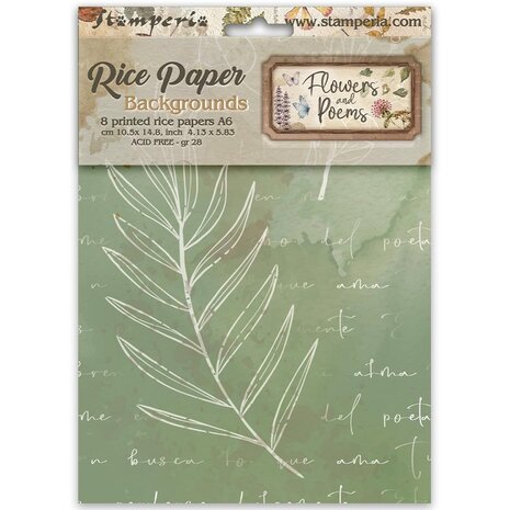 Stamperia Flowers and Poems Art Journaling Selection (BJS004)