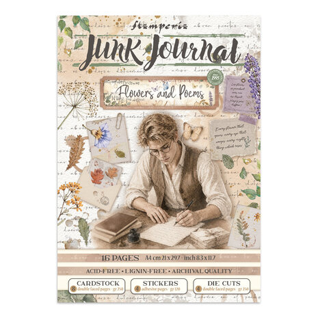 Stamperia Flowers and Poems Junk Journal (SBJK31) Stamperia Flowers and Poems Junk Journal (SBJK31)