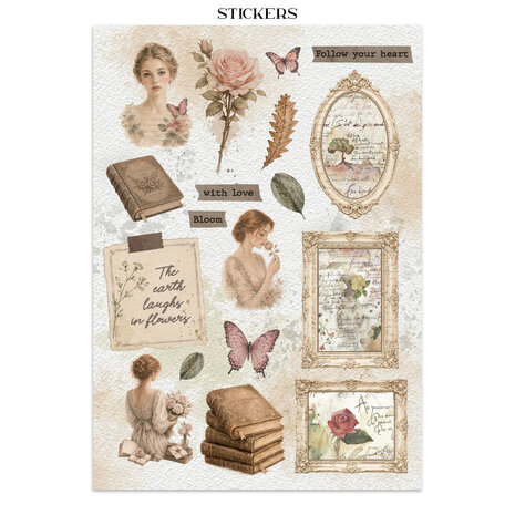 Stamperia Flowers and Poems Junk Journal (SBJK31) Stamperia Flowers and Poems Junk Journal (SBJK31)