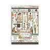 Stamperia Flowers and Poems A5 Washi Pad (SBW37)