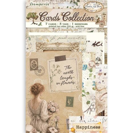 Stamperia Flowers and Poems Cards Collection (SBCARD51)