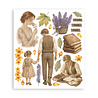 Stamperia Flowers and Poems 8x8 Inch Rub-On Assortment (DFLRBXG16) Stamperia Flowers and Poems 8x8 Inch Rub-On Assortment (DFLRBXG16)