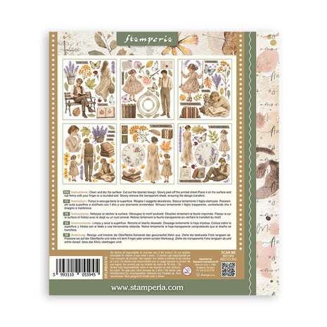 Stamperia Flowers and Poems 8x8 Inch Rub-On Assortment (DFLRBXG16) Stamperia Flowers and Poems 8x8 Inch Rub-On Assortment (DFLRBXG16)