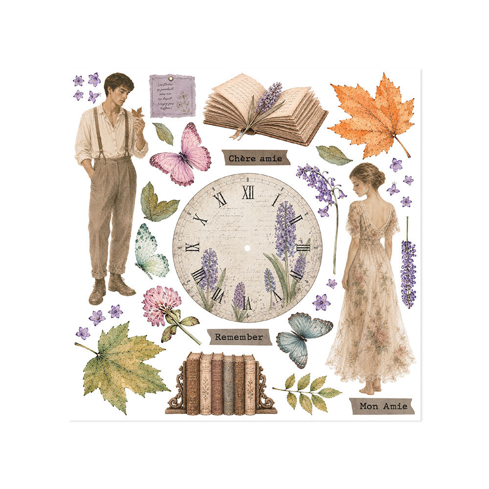 Stamperia Flowers and Poems 6x6 Inch Rub-On Assortment (DFLRBX24) Stamperia Flowers and Poems 6x6 Inch Rub-On Assortment (DFLRBX24)