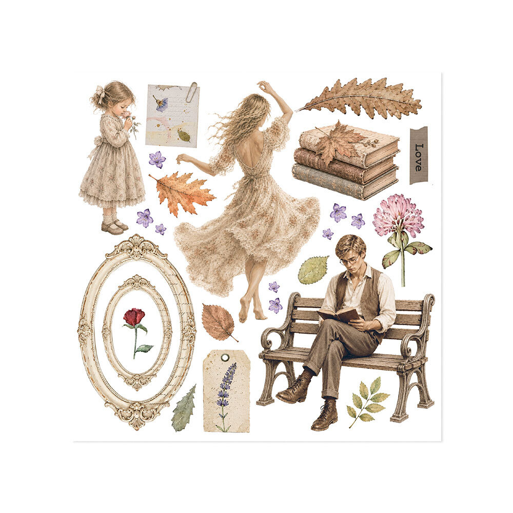Stamperia Flowers and Poems 6x6 Inch Rub-On Assortment (DFLRBX24) Stamperia Flowers and Poems 6x6 Inch Rub-On Assortment (DFLRBX24)