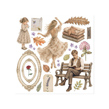 Stamperia Flowers and Poems 6x6 Inch Rub-On Assortment (DFLRBX24) Stamperia Flowers and Poems 6x6 Inch Rub-On Assortment (DFLRBX24)