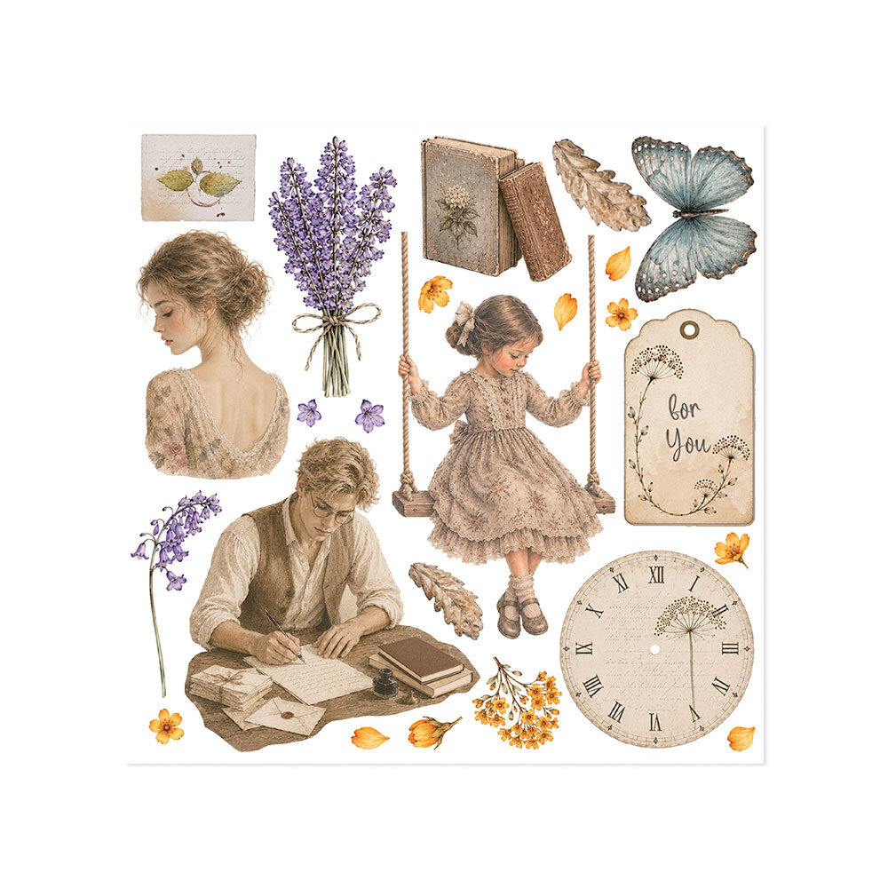 Stamperia Flowers and Poems 6x6 Inch Rub-On Assortment (DFLRBX24) Stamperia Flowers and Poems 6x6 Inch Rub-On Assortment (DFLRBX24)