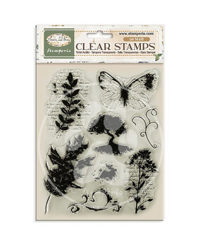 Stamperia Flowers and Poems Clear Stamps (WTK247) Stamperia Flowers and Poems Clear Stamps (WTK247)