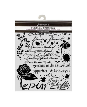 Stamperia Flowers and Poems Thick Stencils 20x25cm Latin Inspirations (KSTD221) Stamperia Flowers and Poems Thick Stencils 20x25cm Latin Inspirations (KSTD221)