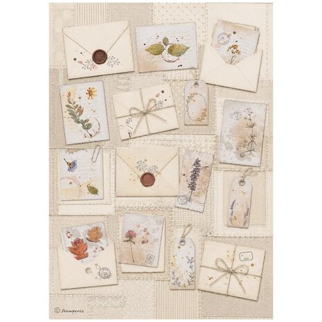 Stamperia Flowers and Poems A4 Rice Paper Selection (DFSA4XFP) Stamperia Flowers and Poems A4 Rice Paper Selection (DFSA4XFP)