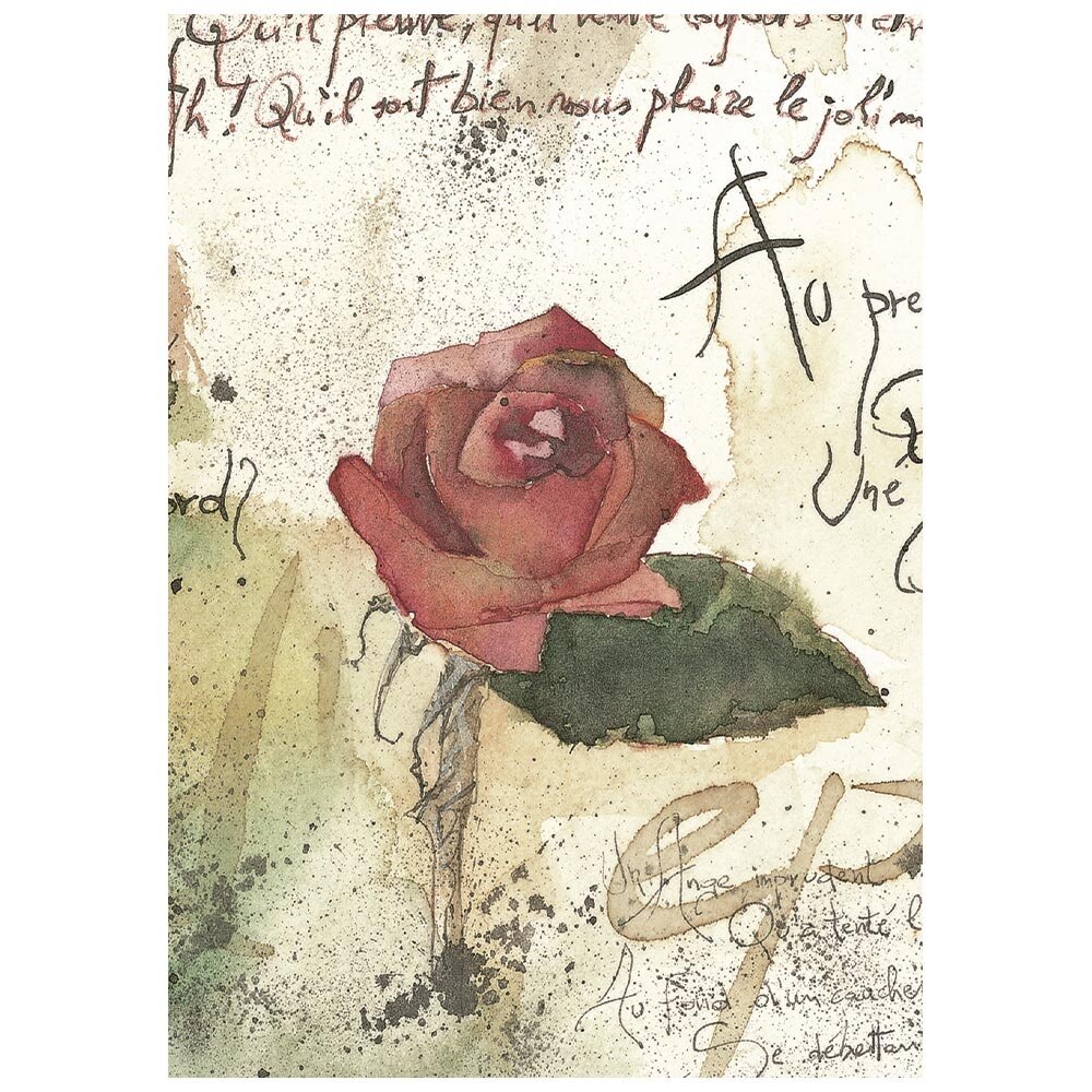 Stamperia Flowers and Poems A6 Mini Rice paper (DFSA6X13)