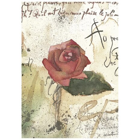 Stamperia Flowers and Poems A6 Mini Rice paper (DFSA6X13)