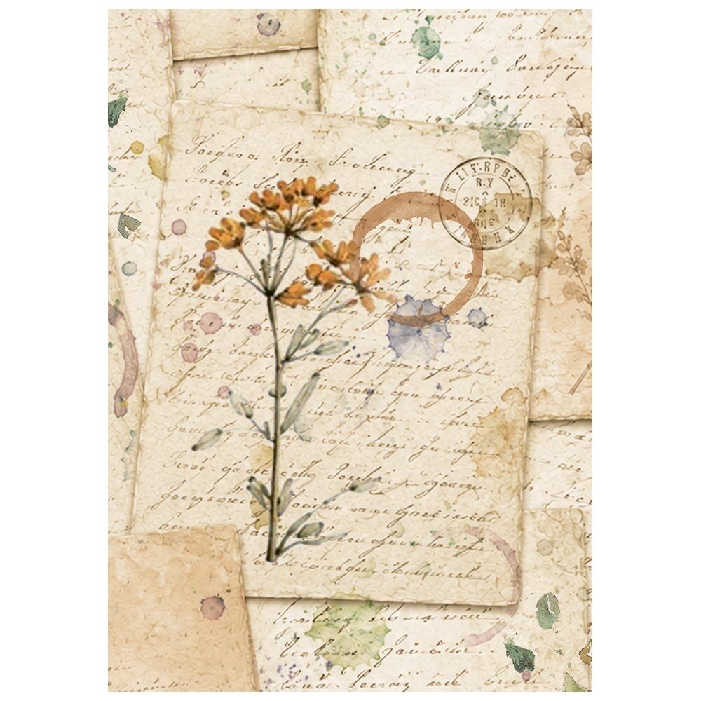 Stamperia Flowers and Poems A6 Mini Rice paper (DFSA6X13)