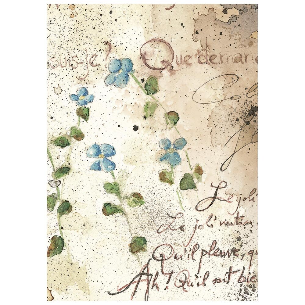 Stamperia Flowers and Poems A6 Mini Rice paper (DFSA6X13)