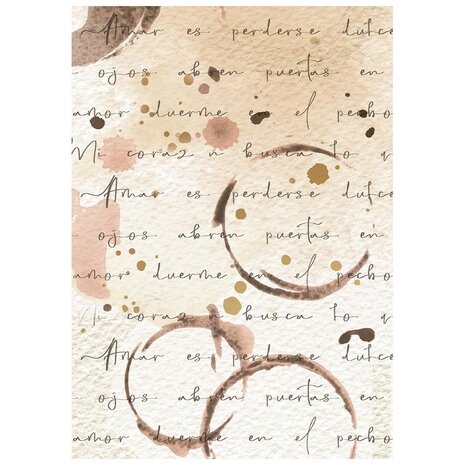 Stamperia Flowers and Poems A6 Rice Paper Backgrounds Selection (DFSAK6062) Stamperia Flowers and Poems A6 Rice Paper Backgrounds Selection (DFSAK6062)
