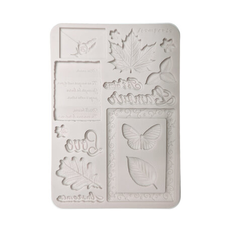 Stamperia Flowers and Poems A5 Silicon Mould (KACMA623)